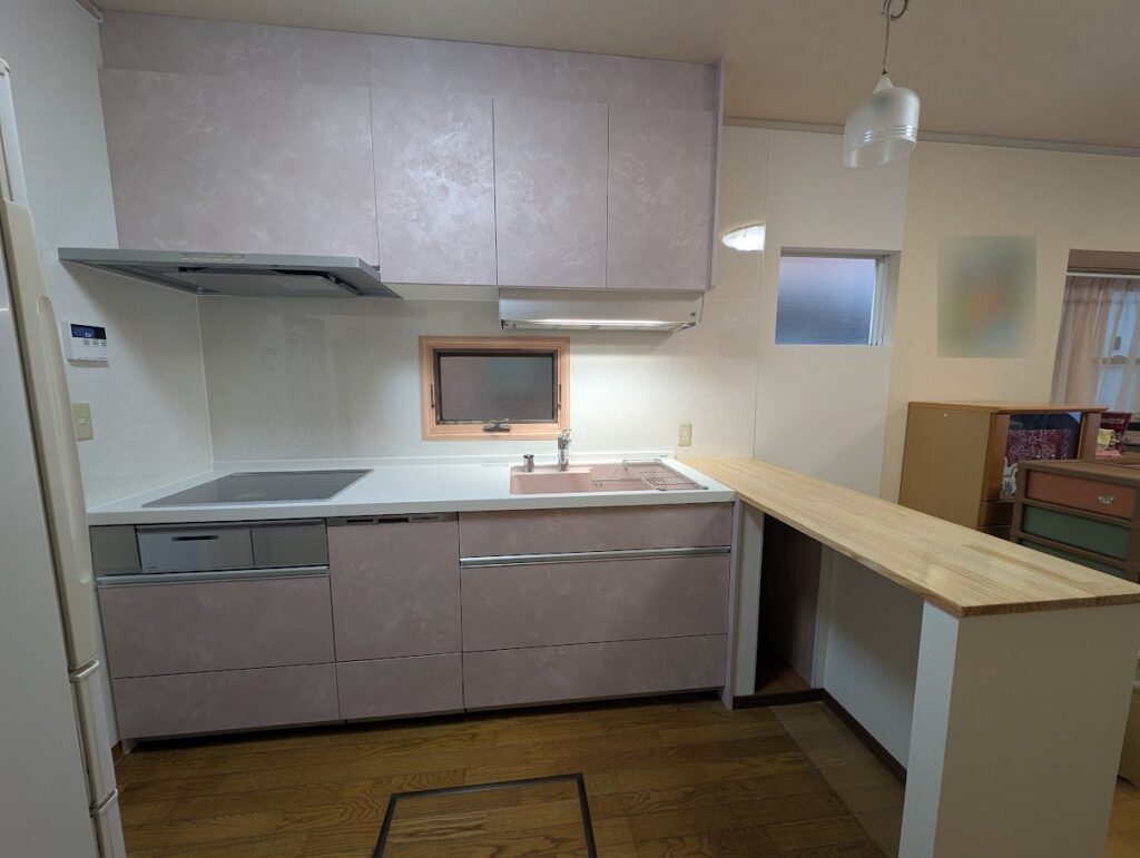 厚木市 キッチン改修 施工後 システムキッチン